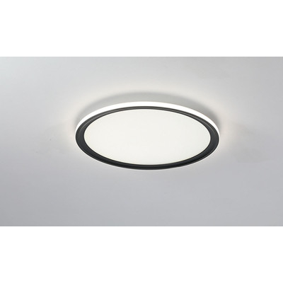 Plafón de cocina negro LED 50cm | LuzAlcala.com