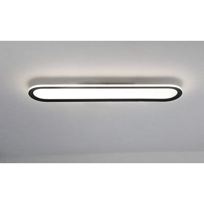 Plafón de cocina negro LED 100cm | LuzAlcala.com
