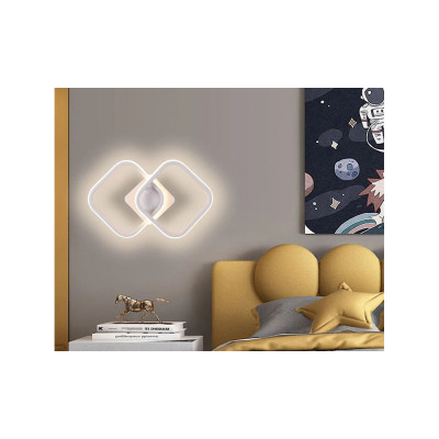 Plafón/aplique colección SQUARE BLANCO 55cm | LuzAlcala.com