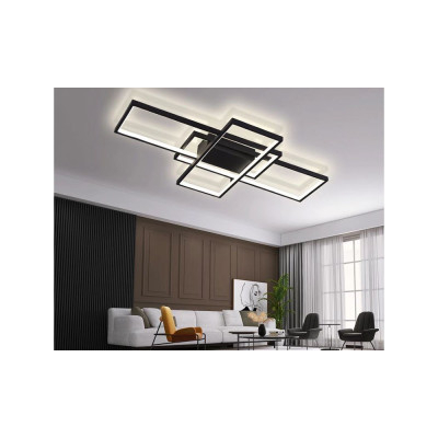 Plafón colección LONGE NEGRO | LuzAlcala.com